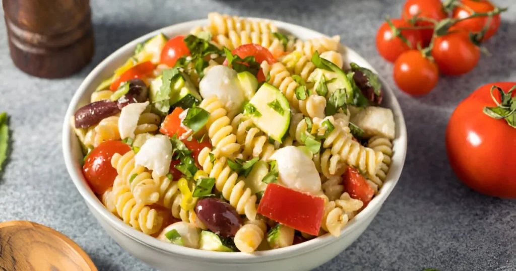 caprese pasta salad